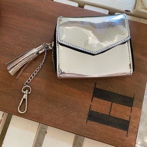Urban Outfitters Silver Keychain Wallet